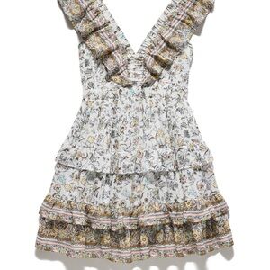 Floral Ruffle Mini Dress